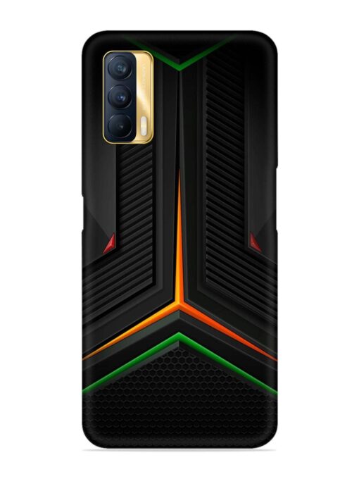 Orange Triangle Light Snap Case for Realme X7 (5G)