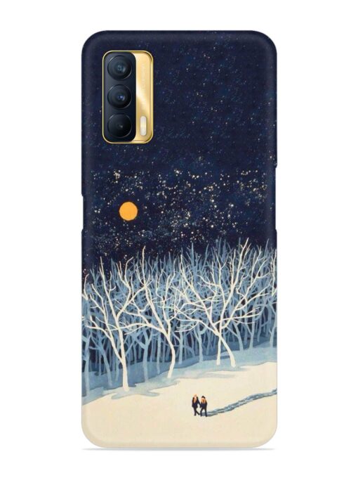 Full Moon Snowshoe Tour Snap Case for Realme X7 (5G) Zapvi