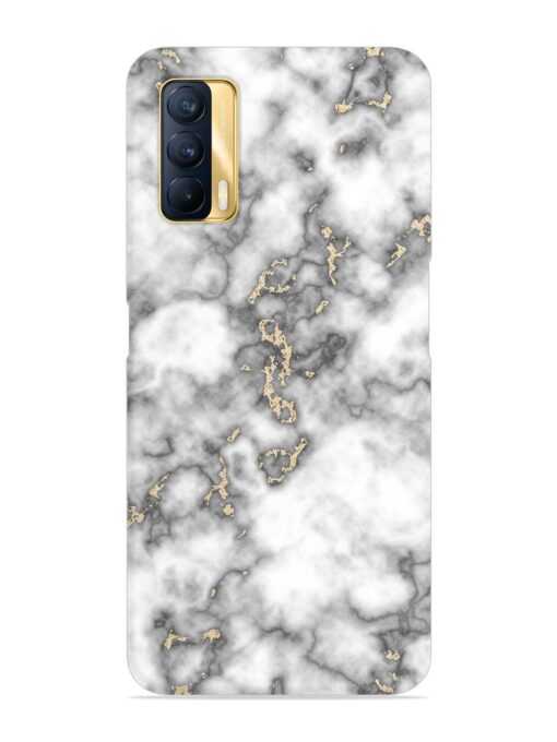 Gray And Gold Marble Snap Case for Realme X7 (5G) Zapvi