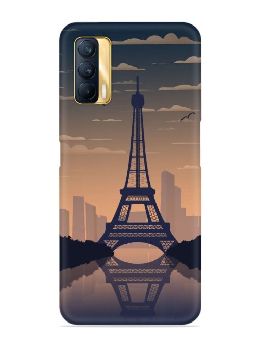 France Paris Eiffel Tower Gradient Snap Case for Realme X7 (5G) Zapvi