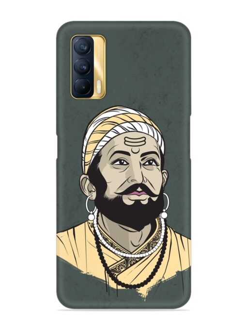 Shivaji Maharaj Vector Art Snap Case for Realme X7 (5G) Zapvi