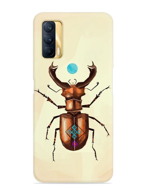 Stag Beetle Vector Snap Case for Realme X7 (5G) Zapvi