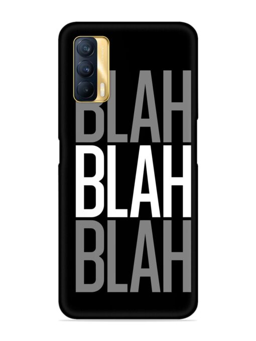 Blah Blah Blah Wallpaper Snap Case for Realme X7 (5G) Zapvi