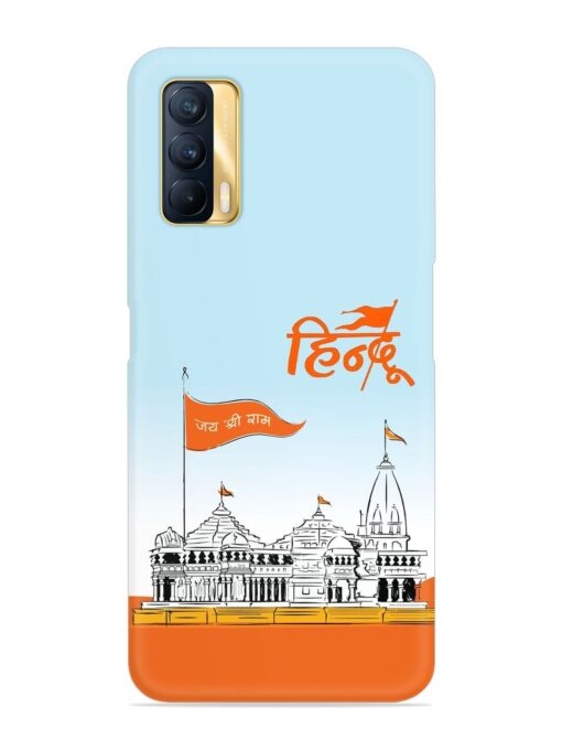 Ram Mandir Hindu Snap Case for Realme X7 (5G) Zapvi