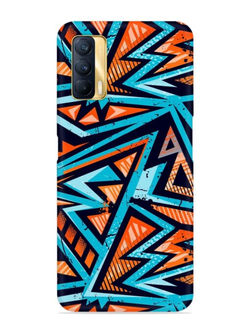 Abstract Seamless Grunge Snap Case for Realme X7 (5G) Zapvi