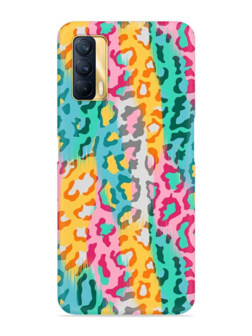 Seamless Vector Colorful Snap Case for Realme X7 (5G) Zapvi