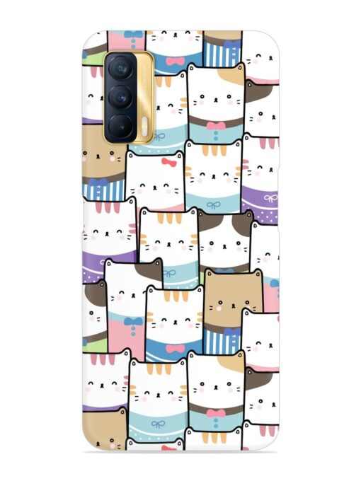 Cute Adorable Cat Snap Case for Realme X7 (5G)