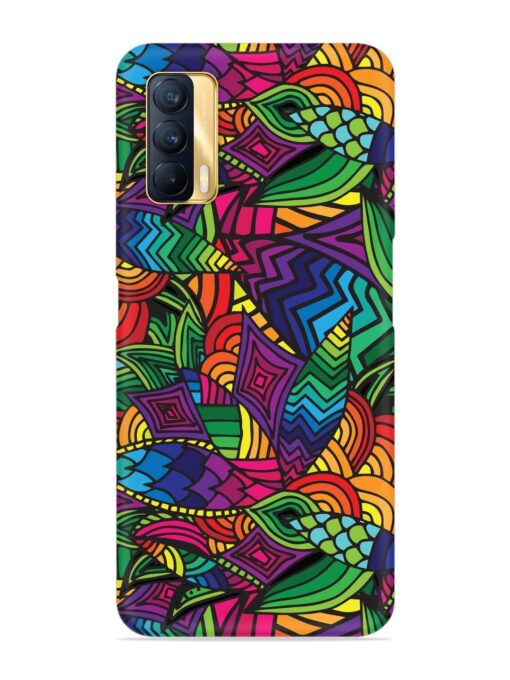 Abstract Multicolor Seamless Snap Case for Realme X7 (5G)