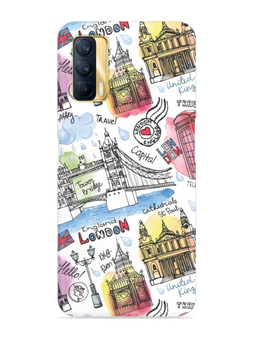 Vector London Landmark Snap Case for Realme X7 (5G) Zapvi