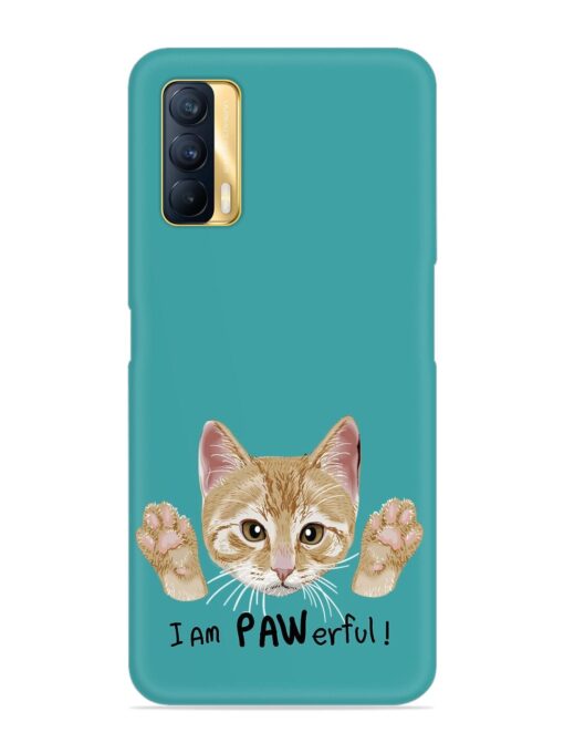 Typography Slogan Cat Snap Case for Realme X7 (5G)