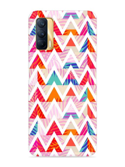 Abstract Triangle Background Snap Case for Realme X7 (5G) Zapvi