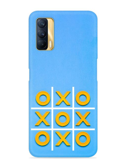 Yellow Plastic Crosses Snap Case for Realme X7 (5G) Zapvi