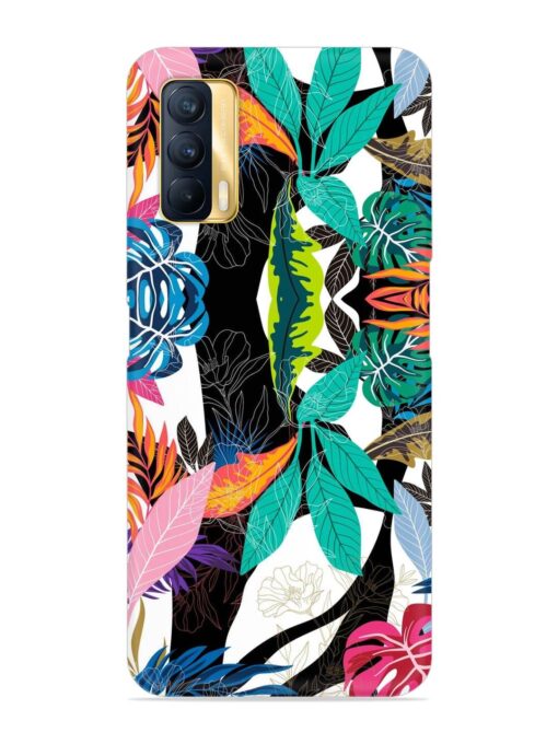 Floral Pattern Bright Snap Case for Realme X7 (5G) Zapvi