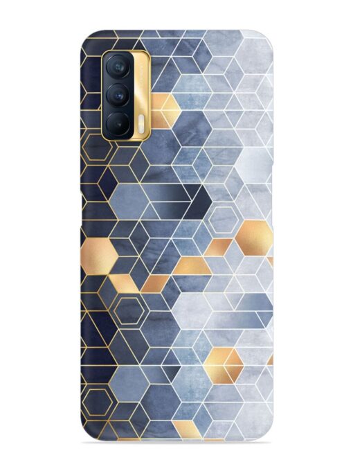 Geometric Abstraction Hexagons Snap Case for Realme X7 (5G)