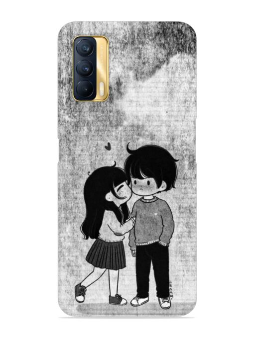 Couple Love Highlights Snap Case for Realme X7 (5G) Zapvi