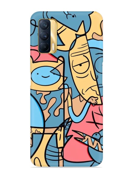 Silly Face Doodle Snap Case for Realme X7 (5G) Zapvi