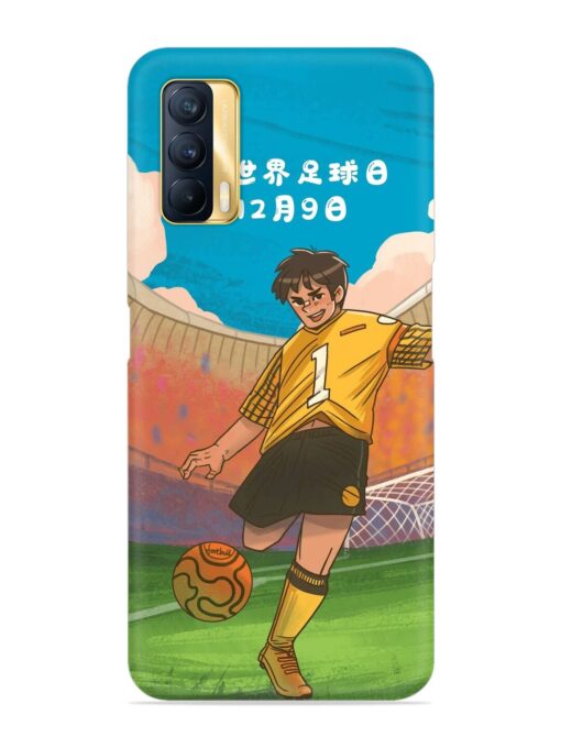 Soccer Kick Snap Case for Realme X7 (5G) Zapvi