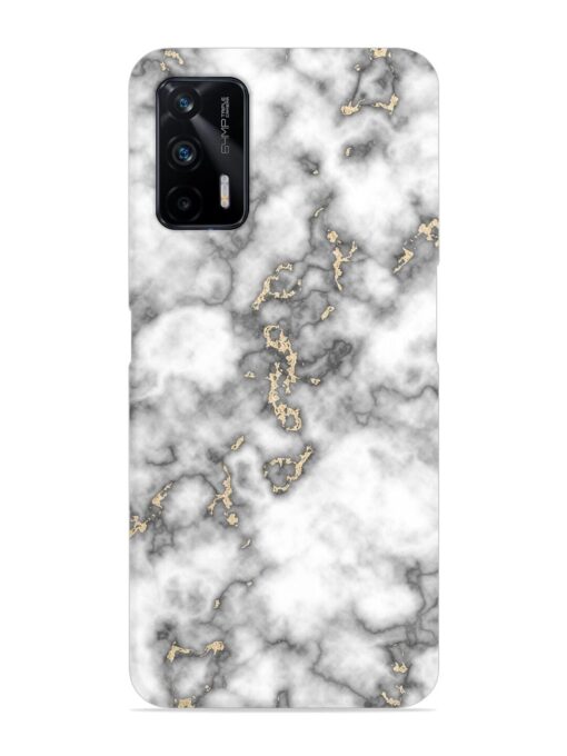 Gray And Gold Marble Snap Case for Realme X7 Max (5G) Zapvi