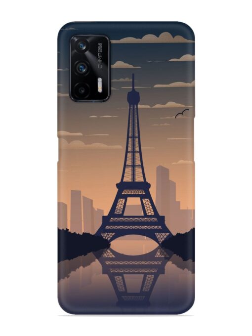 France Paris Eiffel Tower Gradient Snap Case for Realme X7 Max (5G) Zapvi