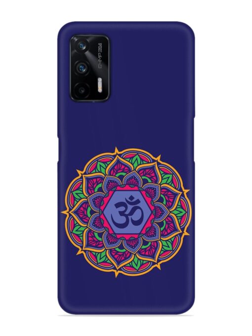 Om Mandala Art Blue Snap Case for Realme X7 Max (5G)