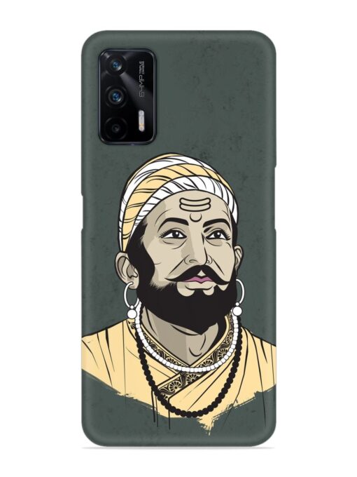 Shivaji Maharaj Vector Art Snap Case for Realme X7 Max (5G) Zapvi