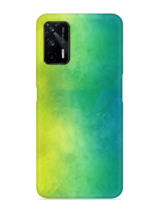 Yellow Green Gradient Snap Case for Realme X7 Max (5G) Zapvi