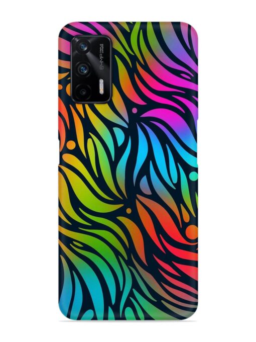 Abstract Leaf Design Snap Case for Realme X7 Max (5G) Zapvi