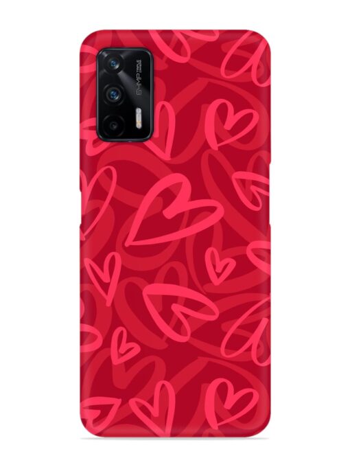 Seamless Romantic Pattern Snap Case for Realme X7 Max (5G)