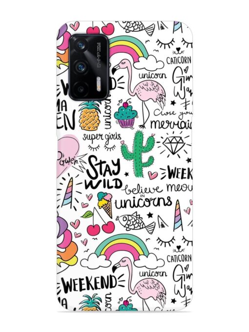 Unicorn Ice Cream Snap Case for Realme X7 Max (5G)