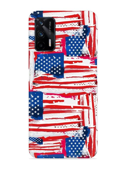 Usa Flag Seamless Snap Case for Realme X7 Max (5G) Zapvi