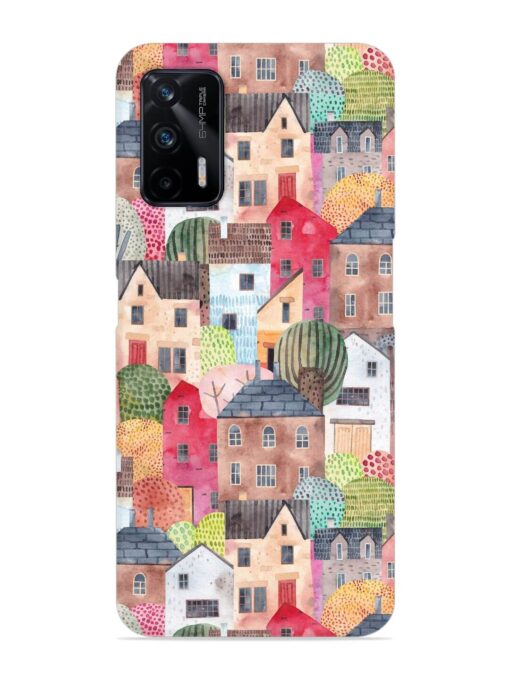 Abstract Seamless Pattern Snap Case for Realme X7 Max (5G) Zapvi