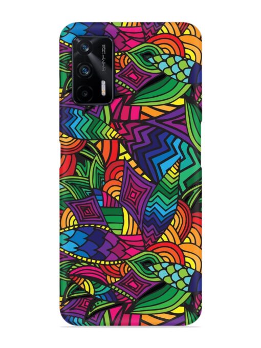 Abstract Multicolor Seamless Snap Case for Realme X7 Max (5G)