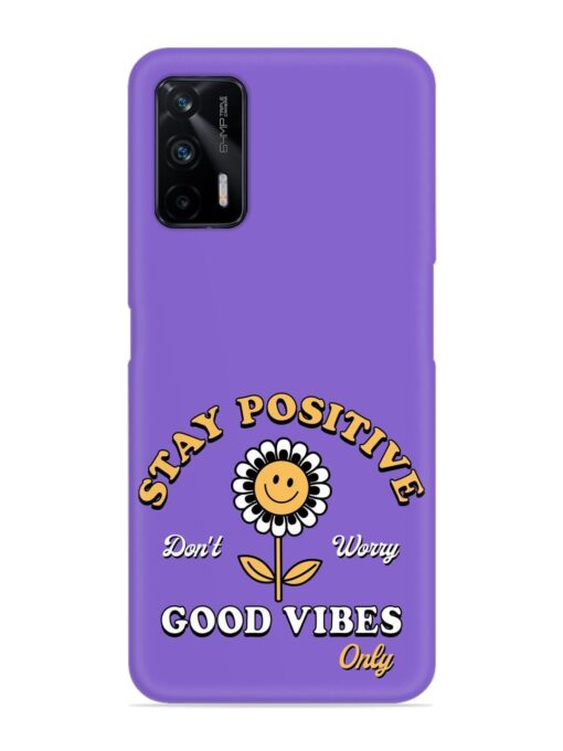 Retro Positive Flower Snap Case for Realme X7 Max (5G)