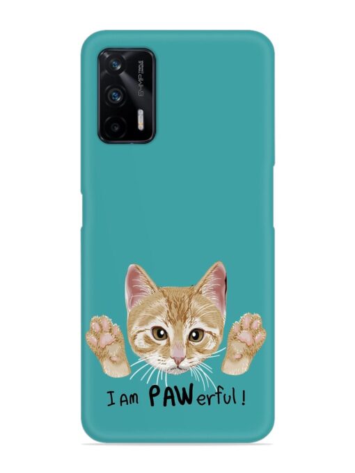 Typography Slogan Cat Snap Case for Realme X7 Max (5G)