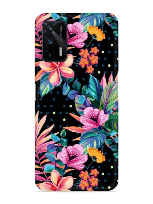 Seamless Floral Pattern Snap Case for Realme X7 Max (5G)