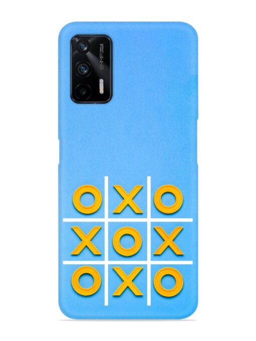 Yellow Plastic Crosses Snap Case for Realme X7 Max (5G)