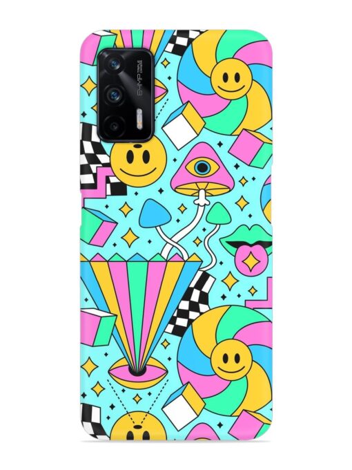 Trippy Rainbow 60S Snap Case for Realme X7 Max (5G)