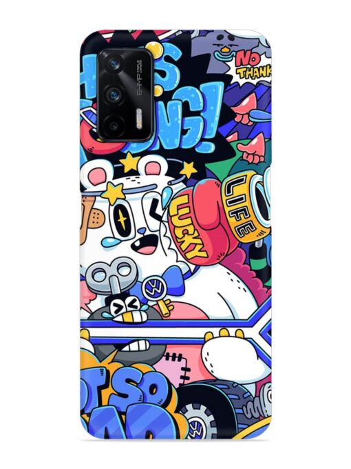 Universal Doodle Snap Case for Realme X7 Max (5G)