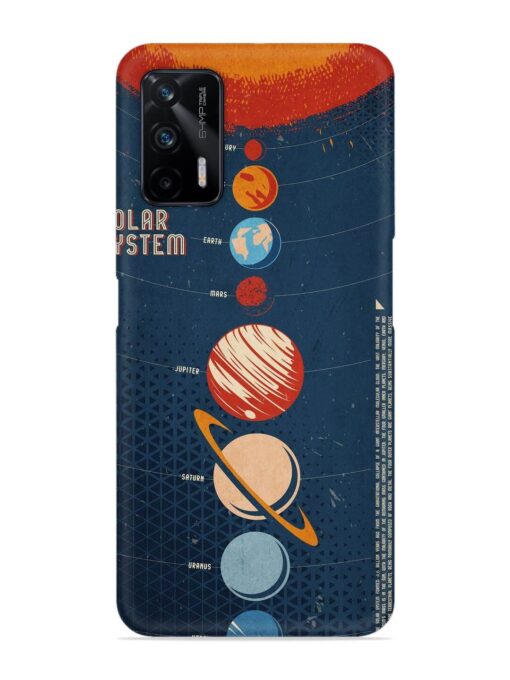 Solar System Vector Snap Case for Realme X7 Max (5G)