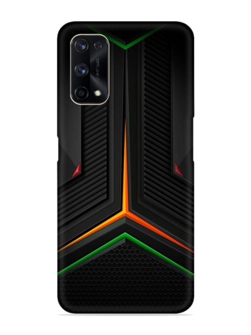 Orange Triangle Light Snap Case for Realme X7 Pro (5G) Zapvi