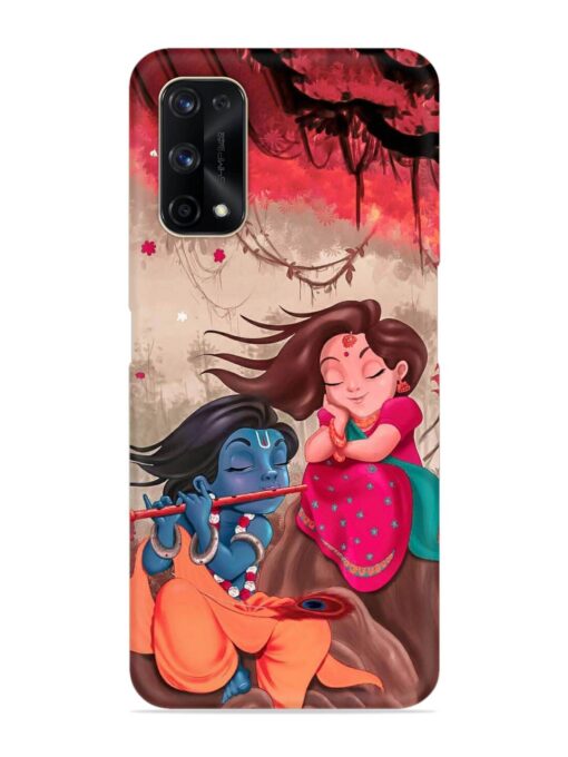 Radhe Krishna Water Art Snap Case for Realme X7 Pro (5G)