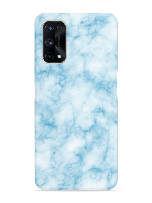 Blue White Natural Marble Snap Case for Realme X7 Pro (5G) Zapvi