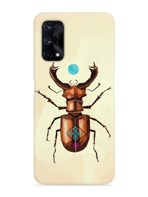 Stag Beetle Vector Snap Case for Realme X7 Pro (5G) Zapvi