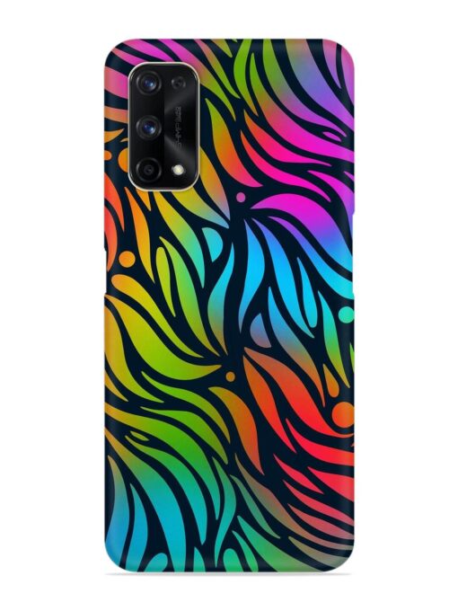 Abstract Leaf Design Snap Case for Realme X7 Pro (5G) Zapvi