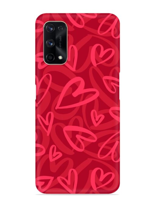 Seamless Romantic Pattern Snap Case for Realme X7 Pro (5G) Zapvi