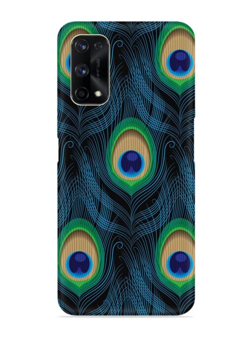 Seamless Pattern Peacock Snap Case for Realme X7 Pro (5G) Zapvi