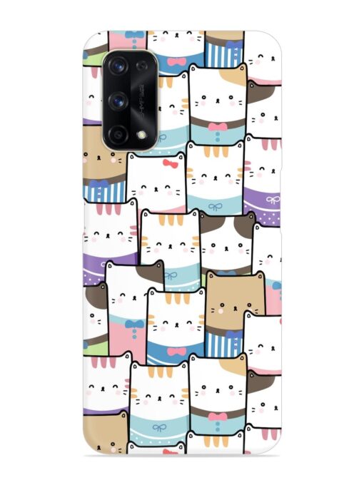 Cute Adorable Cat Snap Case for Realme X7 Pro (5G) Zapvi