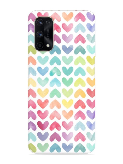 Seamless Colorful Watercolor Snap Case for Realme X7 Pro (5G) Zapvi