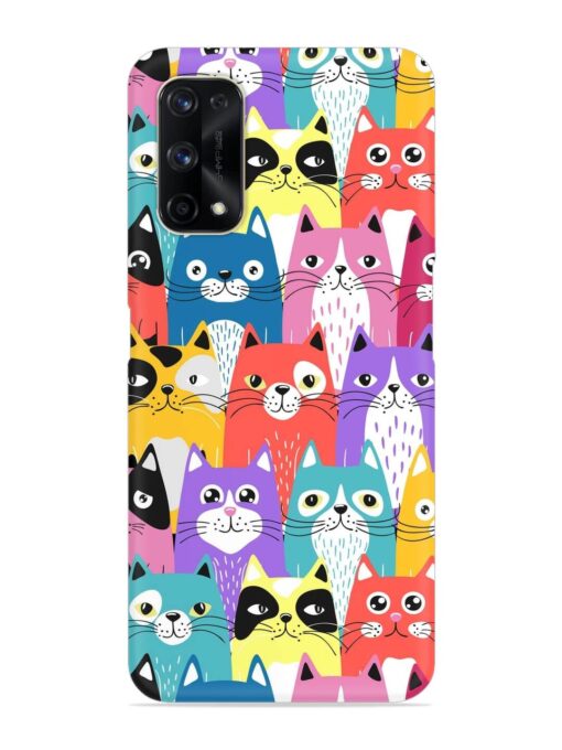 Funny Cartoon Cats Snap Case for Realme X7 Pro (5G)