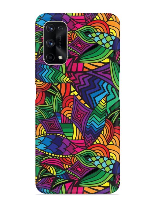 Abstract Multicolor Seamless Snap Case for Realme X7 Pro (5G)